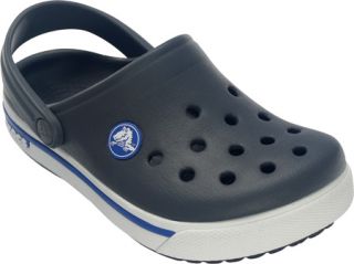 Childrens Crocs Crocband II.5 Clog   Charcoal/Sea Blue Casual Shoes