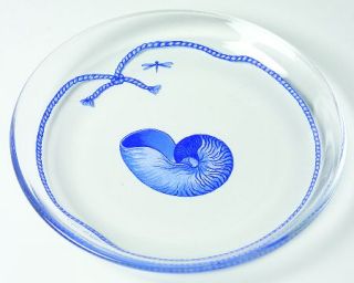 Lynn Chase Costa Azzurra Glassware Plate/Dessert, Fine China Dinnerware   Blue S