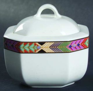 Villeroy & Boch Cheyenne Sugar Bowl & Lid, Fine China Dinnerware   Heinrich,Bone