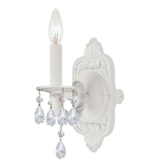 Traditional Wet White 1 light Wall Sconce