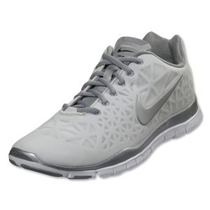 Nike Womens Nike Free TR Fit 3 Running Shoe (Summit White/Metallic Silver)