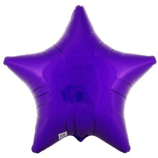 Purple Prismatic Star Foil Balloon