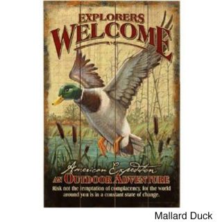 American Expedition Wooden Welcome Sign