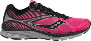 Womens Saucony Kinvara 4 GTX®   Black/Vizipro Pink Running Shoes