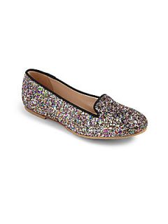 Bloch Girls Shira Glitter Loafers   Sparkle
