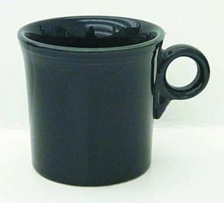Homer Laughlin  Fiesta Black (Newer) Mug, Fine China Dinnerware   Black, Newer