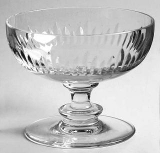 Royales de Champagne Rxz1 Champagne/Tall Sherbet   Vertical Cuts On Bowl, Wafer