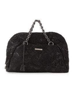 Gina Lace Shoulder Bag, Black