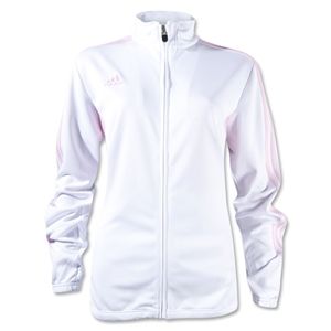 adidas Tiro II Womens Training Jacket (White/Pink)