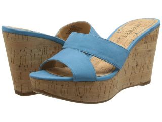 Nine West Effie Womens Wedge Shoes (Blue)