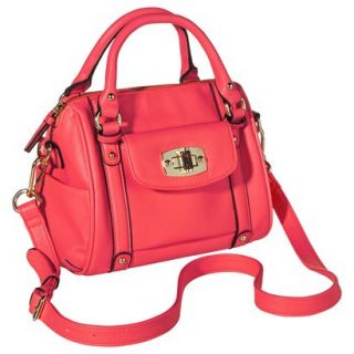 Merona Mini Satchel Handbag with Removable Crossbody Strap   Pink