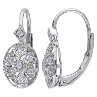 1/8 CT. T.W. Diamond Silver Earrings   Silver