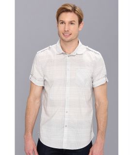 Calvin Klein Jeans S/S One Pocket Small Check Shirt Mens Short Sleeve Button Up (Multi)