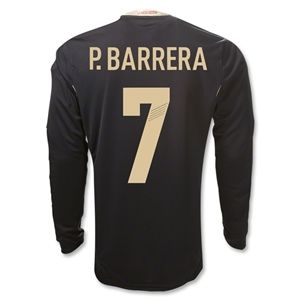 adidas Mexico 11/13 P. BARRERA Away Long Sleeve Soccer Jersey