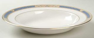 Royal Doulton Biscayne Large Rim Soup Bowl, Fine China Dinnerware   Lavender Flo