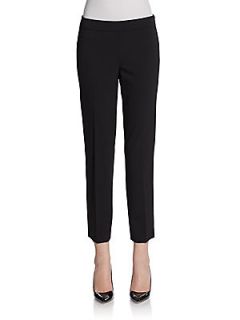 Cropped Trousers   Black