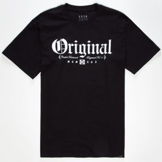 Original Trademark Mens T Shirt Black In Sizes X Large, Xx Large, Medium,