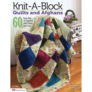 Design Originals knit a block Quilts   Afghans