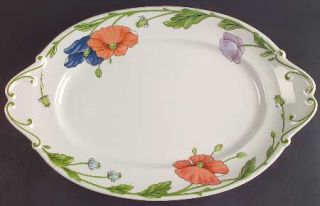 Villeroy & Boch Amapola 17 Oval Serving Platter, Fine China Dinnerware   Large