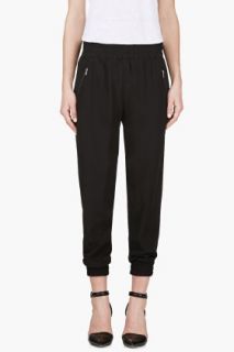 Marc By Marc Jacobs Black Crepe De Chine Frances Trousers