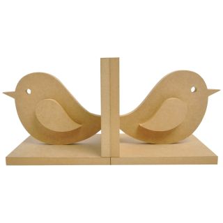 Beyond The Page Mdf Bird Bookends 5.5x5.5x5