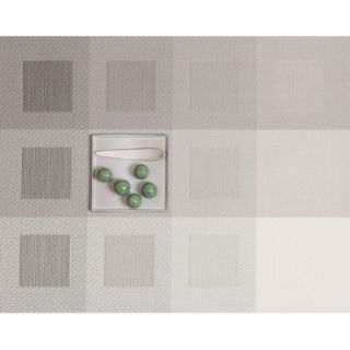 Chilewich Rectangle Engineered Squares Placemat 0071 Color Light Grey