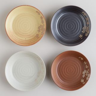 Fuji Plates, Set of 4   World Market
