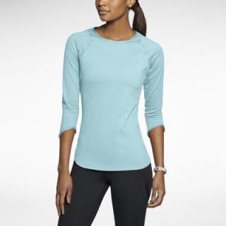 Nike Baseline Womens Tennis Shirt   Glacier Ice
