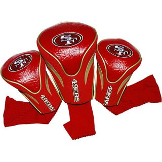 San Fransisco 49ers 3 Pack Contour Headcover Team Color   Team Golf Go