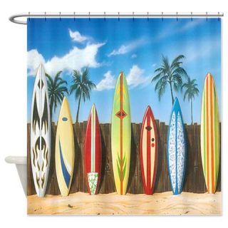  Bunches of Surfboards Shower Curtain  Use code FREECART at Checkout