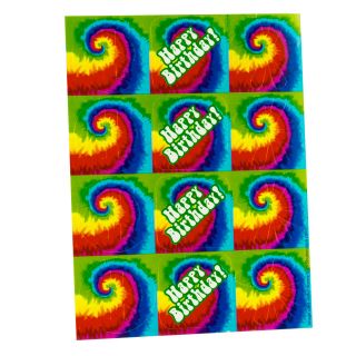 Tie Dye Fun Sticker Sheets