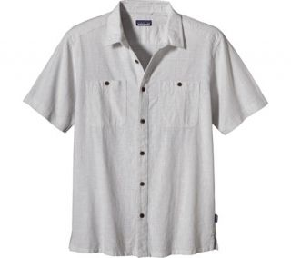 Mens Patagonia Migration Hemp Shirt 53138   Dory/Alpine Mist Short Sleeve Shirt