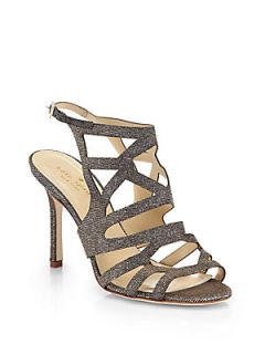 Kate Spade New York Illia Metallic Slingback Sandals   Bronze