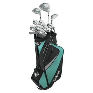 Wilson Womens Right Hand Profile Golf Package Set   Black/Blue (Petite)