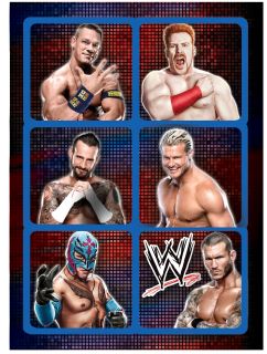 WWE Sticker Sheets