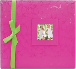 Embossed Postbound Album 12x12 pink
