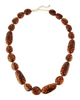 Leopard Station Necklace