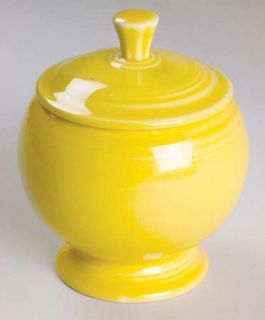 Homer Laughlin  Fiesta Sunflower (Newer) Individual Sugar Bowl & Lid, Fine China