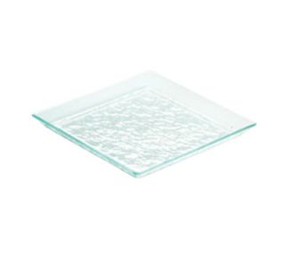Cal Mil 11 Square Glacier Platter   Acrylic, Green