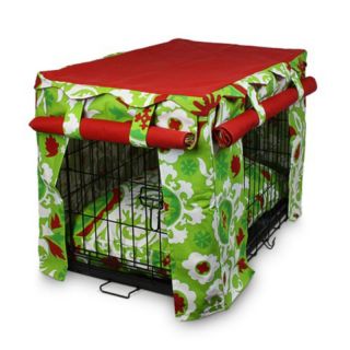 Snoozer Cabana Pet Crate Cover   Suzani Holiday Multicolor   82569, 19W x 30D x