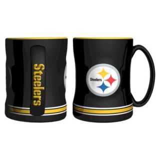 Boelter Brands NFL 2 Pack Pittsburgh Steelers Relief Mug   15 oz