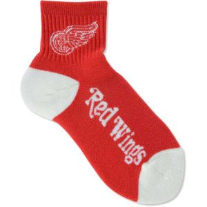 Detroit Red Wings For Bare Feet Ankle TC 501 Med Sock