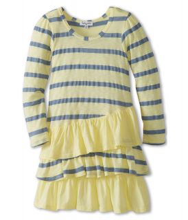 Splendid Littles Canyon Chambray Stripe Dress Girls Dress (Yellow)