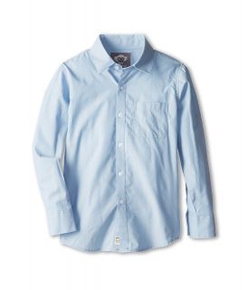 Appaman Kids The Perfect Standard Dress Shirt Boys Long Sleeve Button Up (Blue)