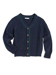 Hartstrings Toddlers & Little Boys Cable Knit Sweater   Navy