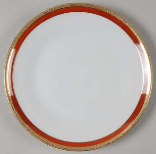 Richard Ginori Palermo Rust (Red) Salad Plate, Fine China Dinnerware   Impero,1/