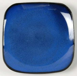 Gibson Designs Lacerta Cobalt Blue Salad/Dessert Plate, Fine China Dinnerware  