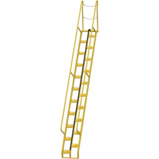 Vestil Alternating Tread Stairs   13 Ft. H, 56 Degree Angle, 21 Steps, Model#