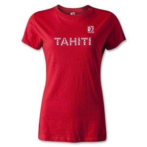 FIFA Confederations Cup 2013 Womens Tahiti T Shirt (Red)