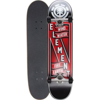 Elements Full Complete Skateboard Black/Red One Size For Men 228445126
